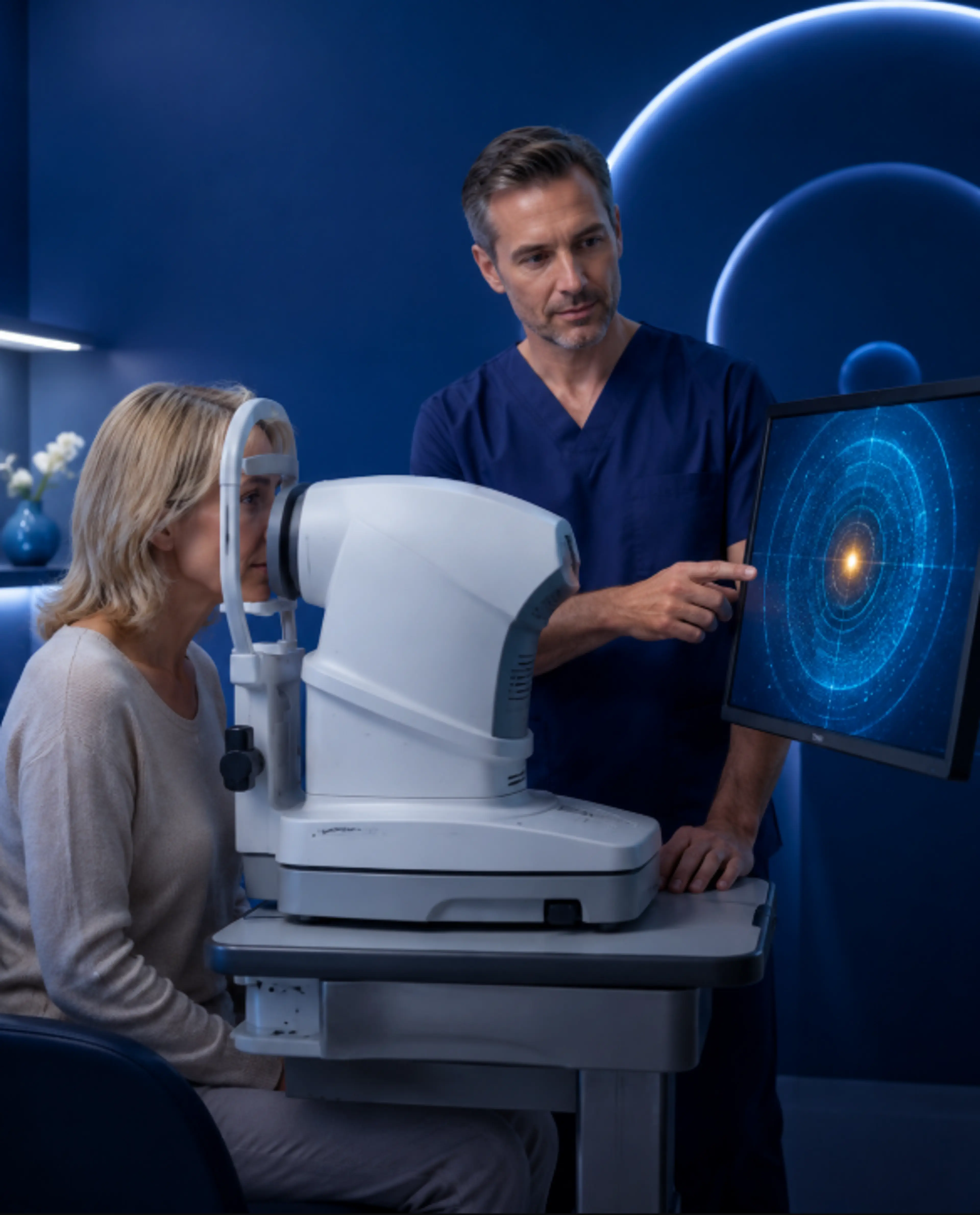 Reparación del agujero macular