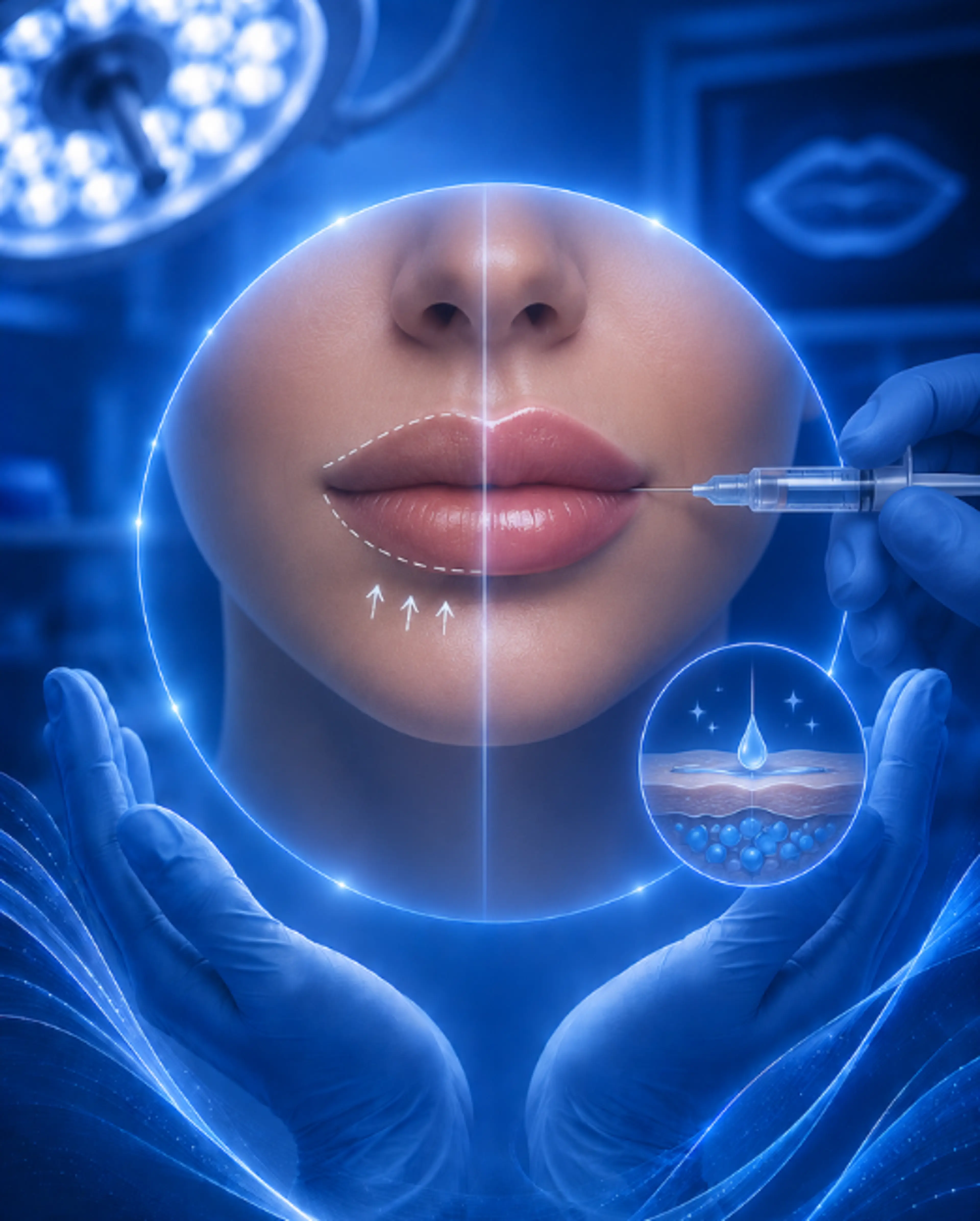 Iniezioni di filler per le labbra